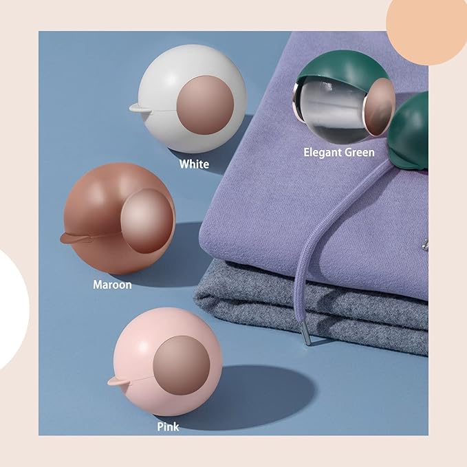 Reusable Lint Roller for Pet Hair, Washable Lint Remover for Clothes, Portable Pet Hair Remover for Travel Household (Green)