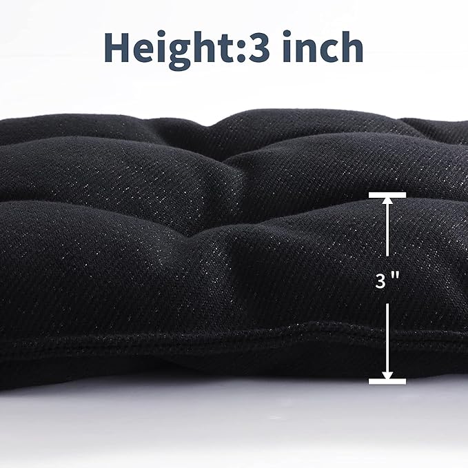 MABOZOO Chew Proof Indestructible Dog Beds for Aggressive Chewers,Durable Dog Crate Pad,Washable Tough Pet Mats for Kennel,Black,Small 17x23 in