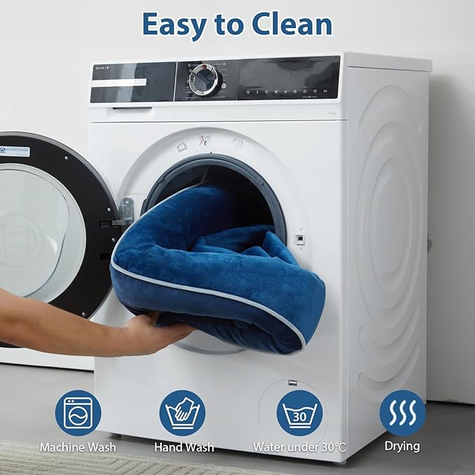 WNPETHOME Dog Beds for Large Sized Dogs, Washable Orthopedic Dog Couch Sofa Bed with Waterproof Lining & Non-Skid Bottom for Pet Sleeping