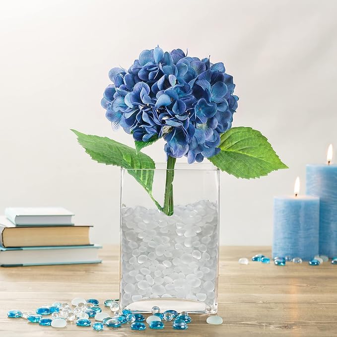 Sea Glass Stones - 2.9LB/46.4oz White Frosted Glass Pebbles Gemstones - Perfect for Aquarium Rocks, Fish Tank Gravel, Vase Fillers, Seaglass DIY Crafts, and Home Decor