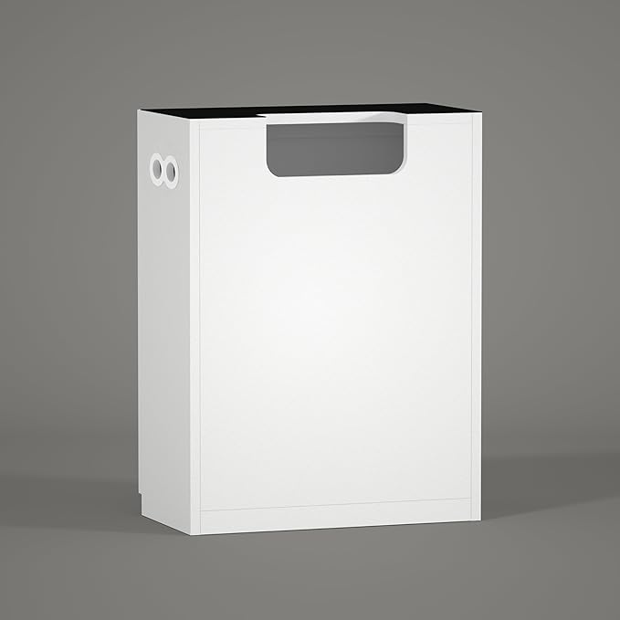 LANDEN Aquarium Wooden Stand and Cabinet for up to 16 Gal Tank, Fish Reptile Sea Salt WaterTank Stand, Nano Foam Leveling Mat Included, W23.6xD11.8xH31.5 in, Wooden Matte White Painted(Stand Only)