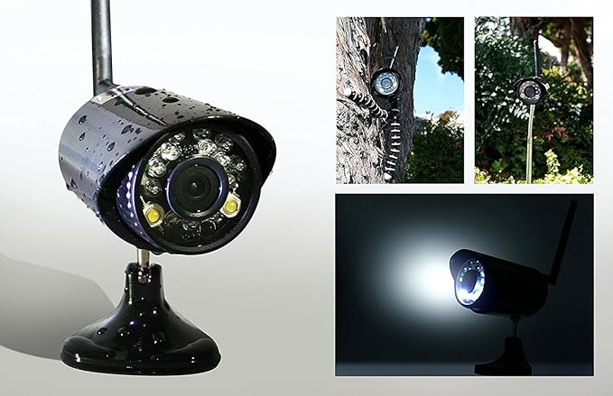 NUCAM 32GB Wireless Portable Magnetic Base Battery Powered RV/Trailer/Truck Hitch Backup Camera NuCam WR Surveillance IP Camera w. 1/4"-20 UNC Hole, Motion Detection Recording Night Vision