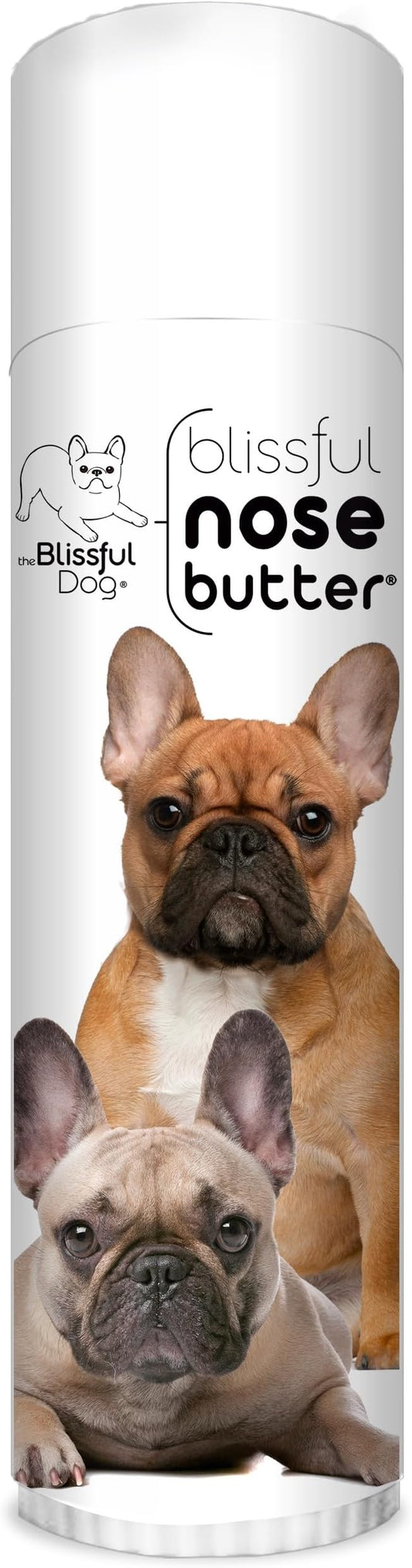 The Blissful Dog Black Masked Fawn French Bulldog Unscented Nose Butter, 0.50-Ounce