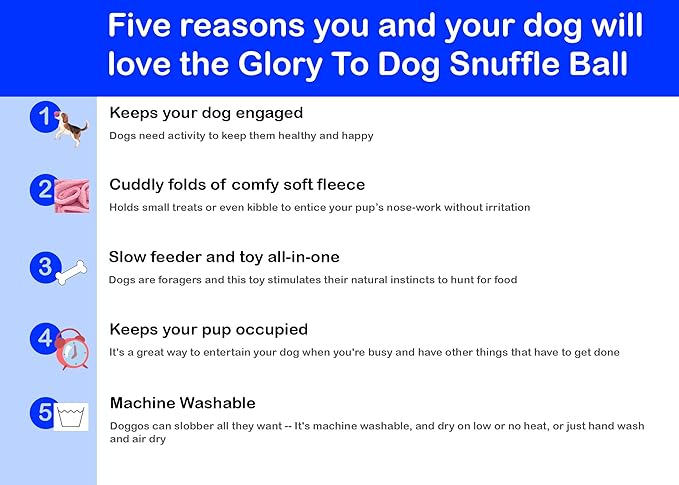 Puppy and Small Breed Snuffle Interactive Foraging Dog Puzzle Ball Toy Pink