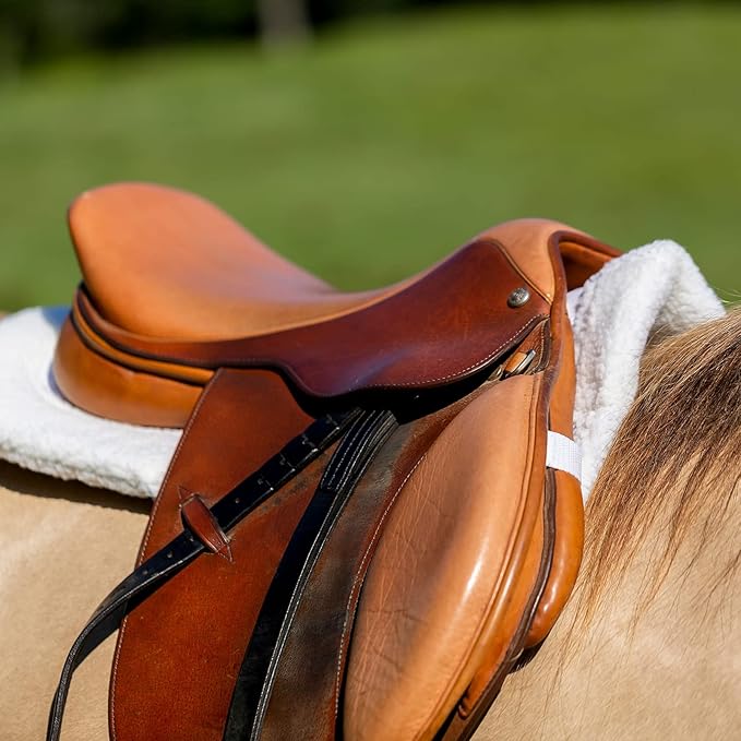HORZE Fur Half Pad | Durable, Breathable, Non-Slip Correction Saddle Pad