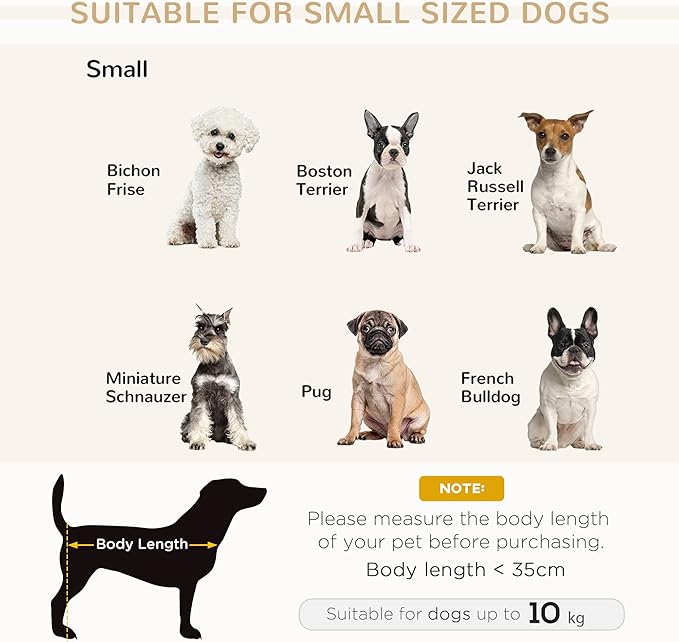 PawHut Luxury Fancy Dog Couch with Hidden Storage, Small Dog Sofa Bed with 2" Soft Foam, Modern Pet Furniture for Puppies & Little Breeds, Black