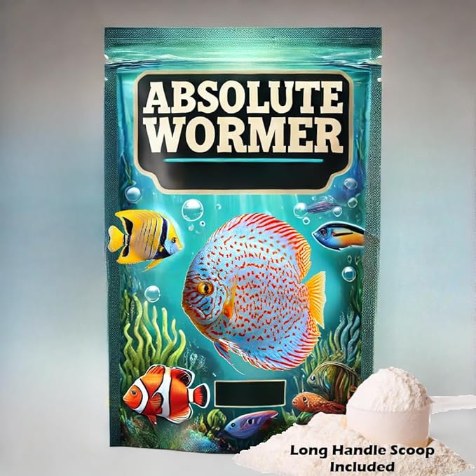 Plus - Freshwater and Saltwater Aquarium Powder Treatment. for Aquariums with Worms and Flukes. (40G - Treats 4800 GALLONS)