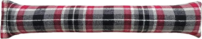 15" Catnip Cat Kicker Toys/Kitty Kick Sticks/Cat-Nip Kick Sticks (Red/Grey Flannel) (Kickers Filled with 1 oz Premium Canadian Catnip)