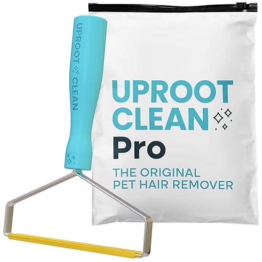 Uproot Cleaner Pro Pet Hair Removal Tool - Special Dog Hair Remover Multi Fabric Edge and Carpet Rake by Uproot Clean - Cat Fur Remover for Couch, Pet Towers, Rugs, Cat Mats and Trunks & Much More