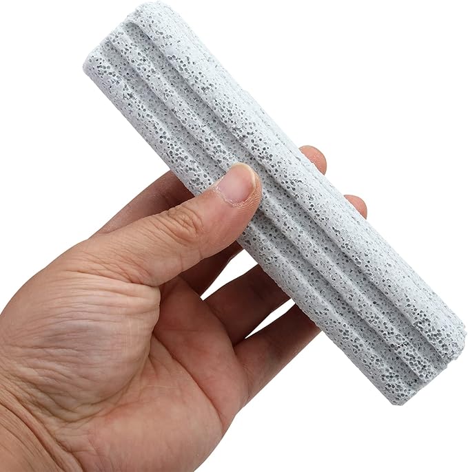 RealPlus Ceramic Bio Filter Media for Aquarium Sump Canister Pond Fish Tank, Vast Surface Area (6.2" Length / 90pcs)