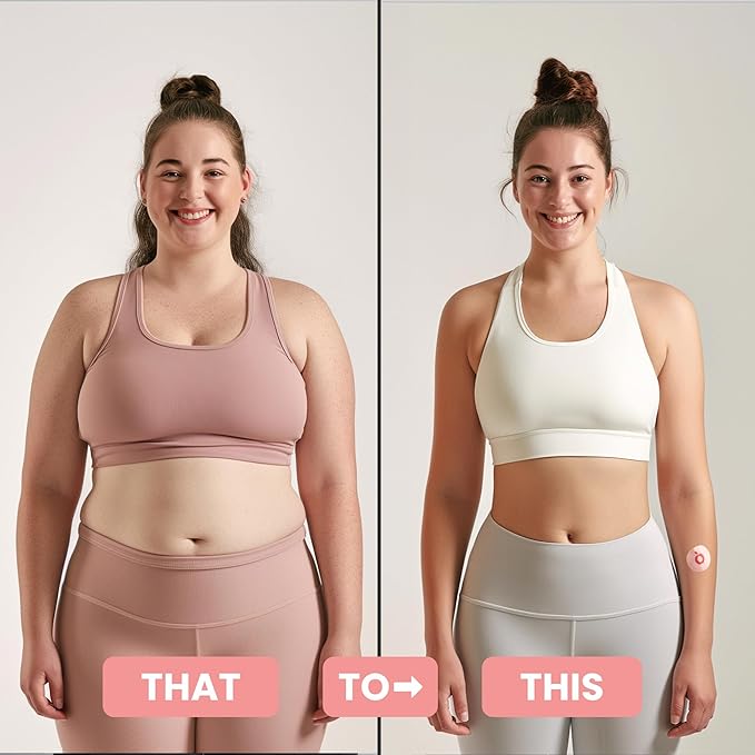 GLP1 Patches | 5X Stronger Formula | 12 Hour Extended Hunger Support | Berberine, Pomegranate, Green Tea, L-Glutamine | New & Improved Kind of GLP-1 Patches | 3 Pack