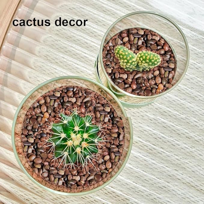 HappyFiller Small Red River Rocks Decorative Pebbles Natural Aquarium Gravel Stones for Fish Turtle Tank,Soil Cover,Indoor Outdoor Garden Succulent Potted Plants Top Dressing,Zen Garden,2 LB