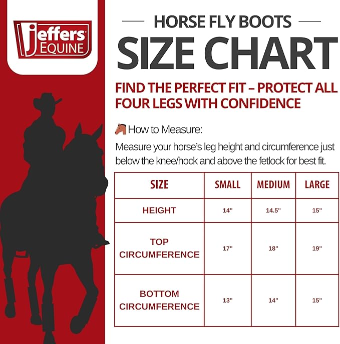 Jeffers Romper Stomper Fly Boots for Horses - Grey, Large – Breathable Mesh Leg Wraps for Insect Protection, Stable Accessories for Summer Turnout, Ride Gear, Horse Hoof & Leg Care - 4 Pack