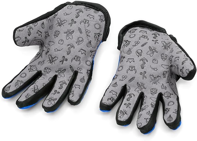 woom TENS Bike Gloves, Child’s & Youth Bicycle Full Finger Protection with Grip for Road Cycling & Mountain Biking (Boys & Girls)