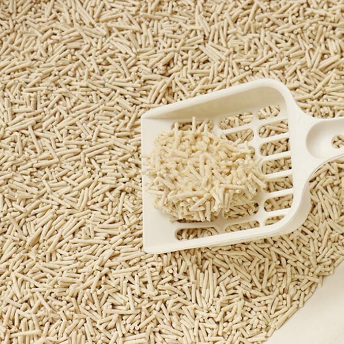 Natural Soy Litter, Tofu Cat Litter - Clumping, Flushable, Ultra Absorbent and Fast Drying - Zero Dust, Low Tracking - Unscented, 2 Pack