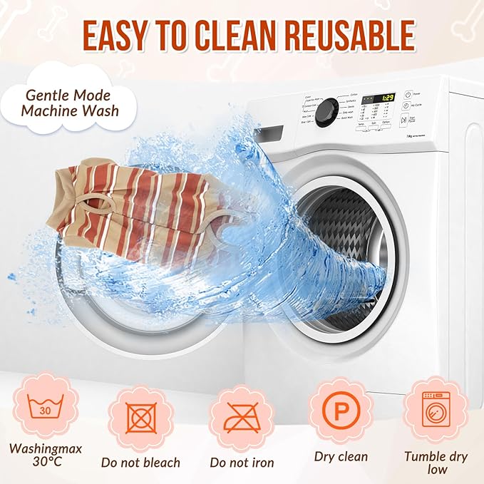 Lukovee Recovery Suit for Dogs, Onesie Surgery Recovery Suit for Female Male Dogs, Abdominal Wounds Cone E-Collar Alternative Prevent Licking Spay Recovery Suit (Brown Stripes,XL)