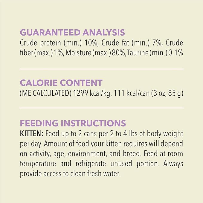 ACANA Premium Pate Kitten Wet Cat Food in Bone Broth Chicken + Tuna Recipe 5.5oz Cans (6 Count)