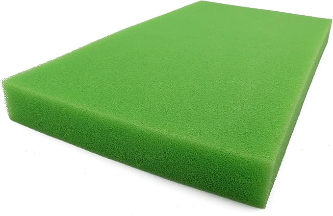 Aquarium Bio Sponge Pad Filter Media for Fish Tank,20/30/40PPI Open Cell Coarse Foam Block Foam Pre Filter Sponge (23" Lx 12.5" W x 2" H 30PPI)