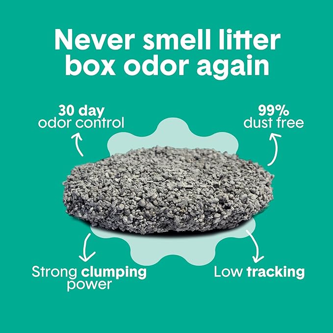 Boxiecat Gently Scented Premium Clumping Clay Cat Litter-16-Pounds