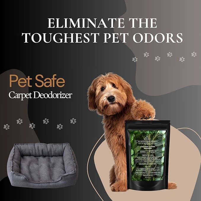 Eucalyptus Mint Harmony Carpet Freshener Powder: Powerful Odor Eliminator for Home, Upholstery Deodorizer, Carpet Deodorizer, Pet Urine, Cat Litter Box - Eucalyptus Spearmint Fragrance