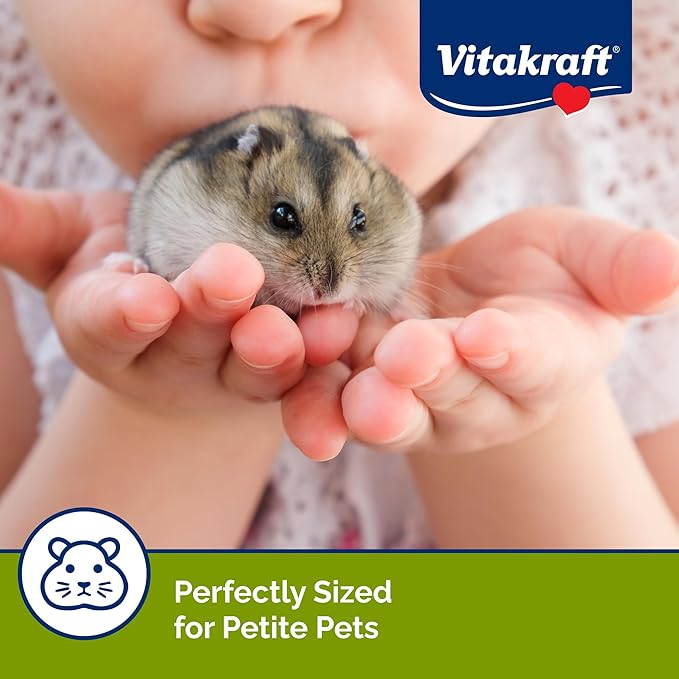 Vitakraft Drops Mini Banana and Cherry Flavor Dwarf Hamster Rat and Mouse Treat 2.5 oz