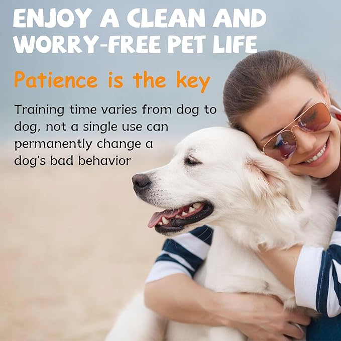 Dog Potty Spray Set, No-Go Spray & Potty Training Spray, Puppy Essentials, Stops Urination & Marking, Indoor and Outdoor Use (1.69 fl oz)