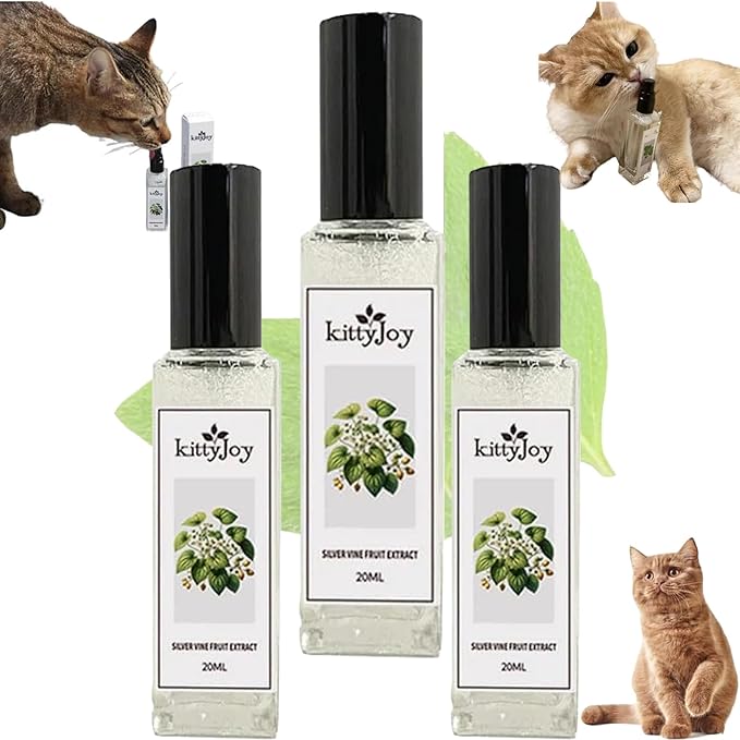 Kitty Joy Herbal Cat Joy, Herbal Cat Joy Spray, Celery Pets Catnip Spray, Catnip Spray for Indoor Cats, Cat Calming Spray, Anti Scratch Cat Spray, Cat Training Spray with Catnip, Cat Nip Spray (3PCS)