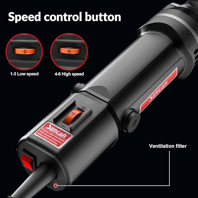 Sheep Clippers, 750W Farm Livestock Grooming Kit for Equine, Goat, Pony, Cattle and Large Thick Coat Animals (6 speeds, with 2 Blades)