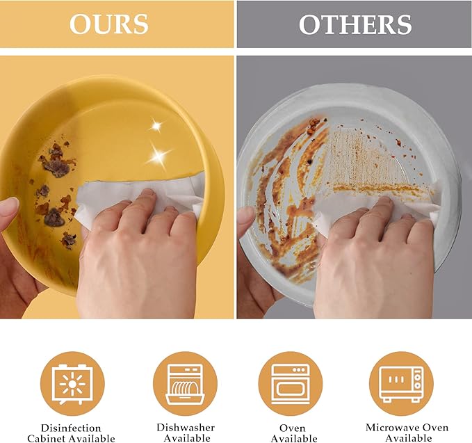 SPUNKYJUNKY 15° Slanted Ceramic Dog and Cat Bowl with Wooden Stand, Tilted Bulldog Food and Water Bowl No Slip Non-Spill for Cats Medium Dogs Big Face Pets 28.7 OZ (3.6 Cups, Yellow)