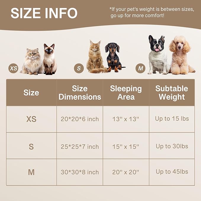 MEWOOFUN Donut Dog Beds for Small Dog, Calming Bed Round Cute Puppy Bed with Non-Slip Bottom, Fluffy Washable Pet Bed for Puppy and Kitten (Navy Blue, XS (20x20x6))