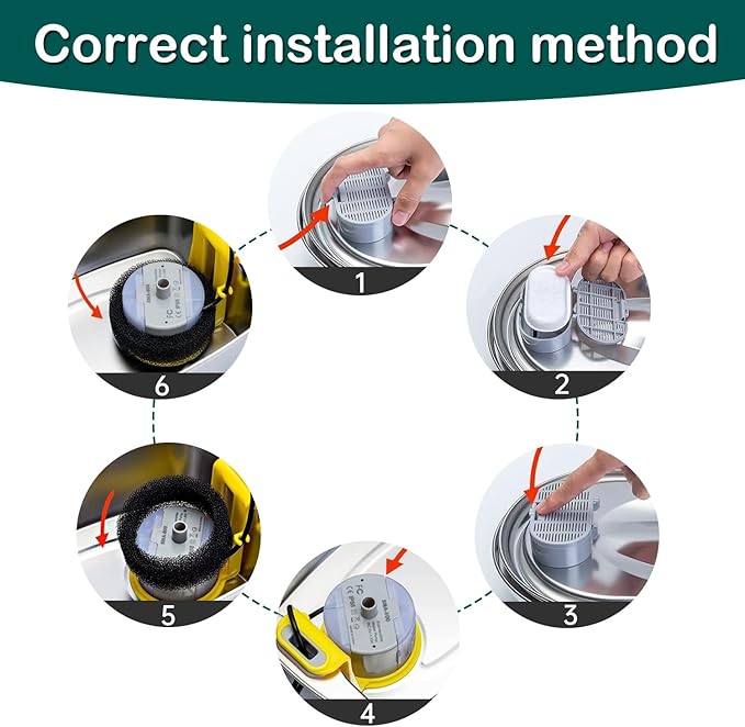 Cat Water Fountain Filters,Cat Fountain Replacement Filters for Stainless Steel 108oz/3.2L&67oz/2L Adjustable Water Flow Pet Water Fountain,Dog Water Fountain (16+16 Pack)