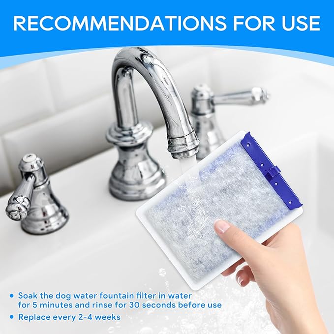 Large Aquarium Filter Cartridges Compatible with Tetra Whisper Bio Bag for Aquariums, Fish Tank Filter Large Fit for Tetra Whisper Filter 20i 40i/ IQ 20 30 45 60/ PF20 30 40 60, 8PCS Filters