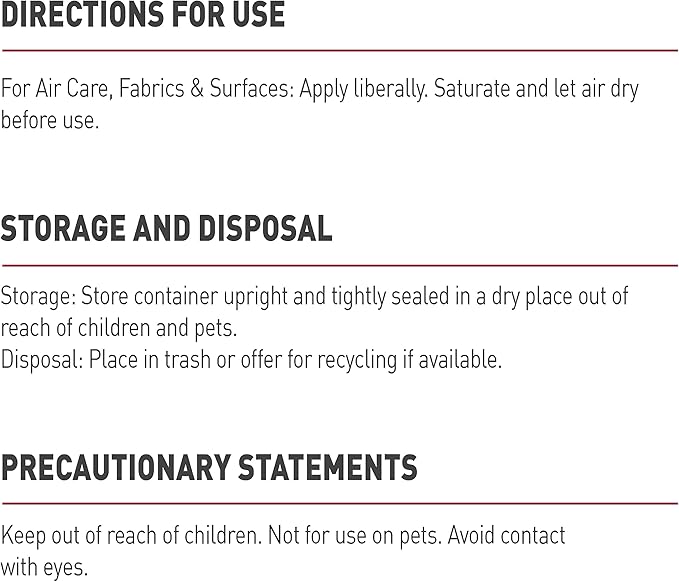 Nature's Miracle Air Care, Fabric and Surface Spray Aloe Rain Scent Pet Odor Eliminator Deodorizer, 24 fl. oz.