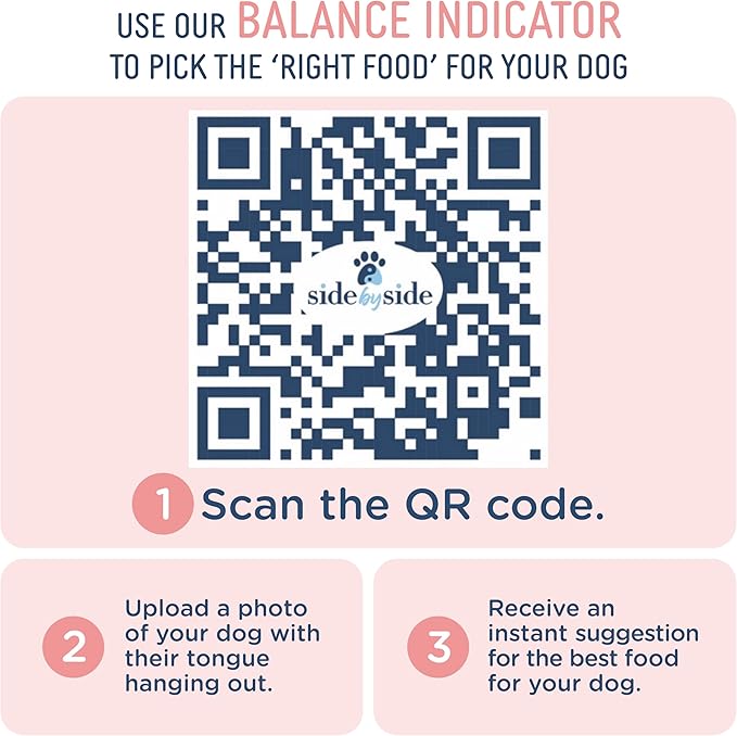 Side by Side Beef & Salmon Stew, Neutral Dog Food for All Breeds, Made of Whole Foods, Every Ingredient Has a Purpose, No Artificial Additives, Fillers, or Gums, Ready to Serve, 12.5 oz, Case of 12