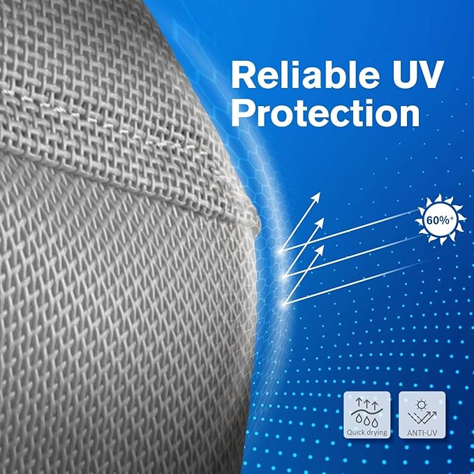 Harrison Howard UV-proof Multi-Function Fabrics Thick Fleece Padding Horse Fly Mask Half Face with Ears Original Grey Arabian Medium