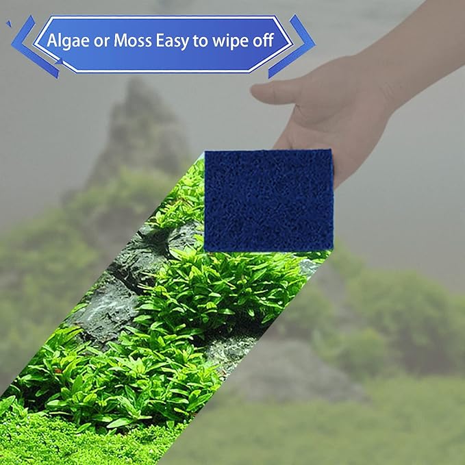 Aquarium Starter kit, The Package includes a Fish Tank Thermometer, aquascape Tool kit with a Sand Spatula, Straight Tweezers, Curved Tweezers, Curved Scissors, Handheld Sponge pad(3 PCS)