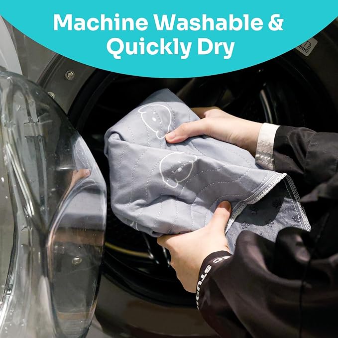 Washable Pee Pads for Dogs 2 Pack , 36"x41" Super Absorbent Reusable Puppy Pad Non-Slip Dog Playpen Mat Waterproof for Puppy Training, Potty, Playpen,Incontinence