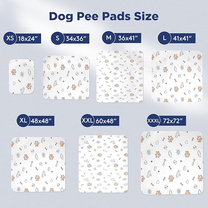 Washable Pee Pads for Dogs, 2 Pack Small 18"x24" Super Absorbent Reusable Puppy Pads Pet Training Pads, 100% Waterproof Non-Slip Puppy Pee Pads Whelping Dog Playpen Crate Potty Pads Puppy Essentials