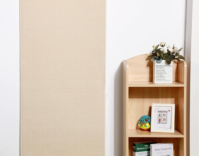 SHENGOCASE 67"x 23.6" Thickened Cat Wall Climbing Carpet, Cat Wall Furniture Scratcher, Scratching Post, Couch Sofa Protector (Creamy-White)