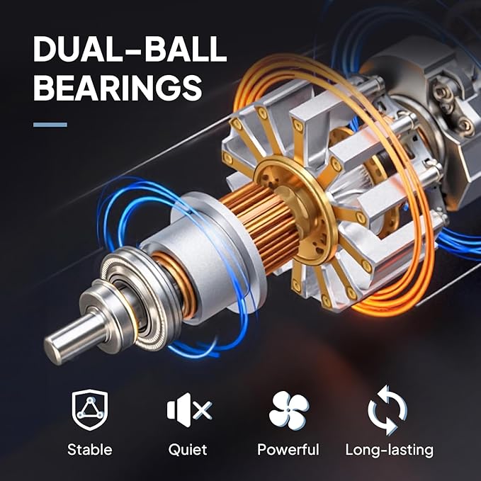 ROVSUN 30 Inch Industrial Wall Mounted Fan, Max 10600 CFM High Velocity Wall MountFan w/ 3 Speed Settings, Aluminum Blade & Dual Ball Bearing Motor, for Garage, Gym, Piano