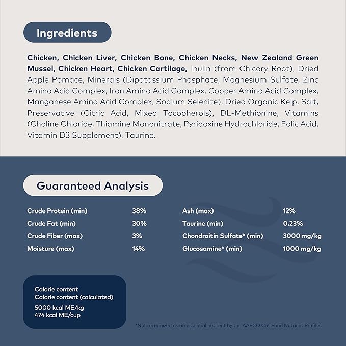 ZIWI Peak Air-Dried Cat Food – Chicken - All Natural, High Protein, Grain Free, Limited Ingredient w/ Superfoods (14oz)