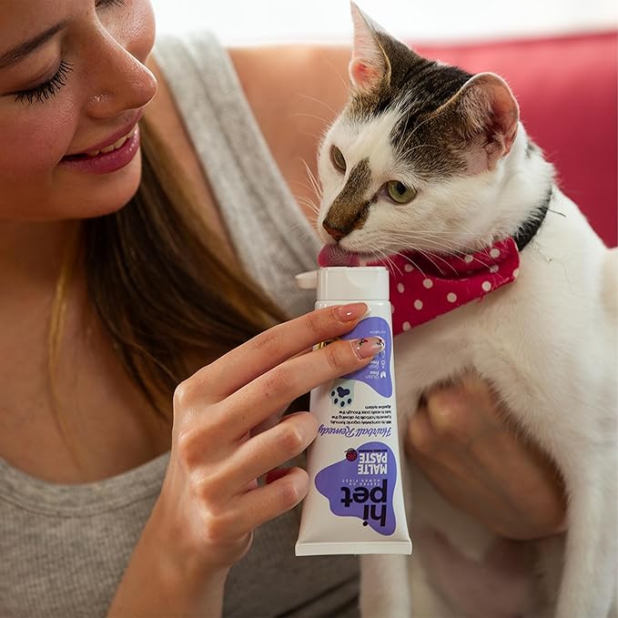 Anti-Hairball Malt, Cat Treats Lickable, Hairball Treatment for Cats, Supports Digestive System, 2.65 Oz (Pack of 6)