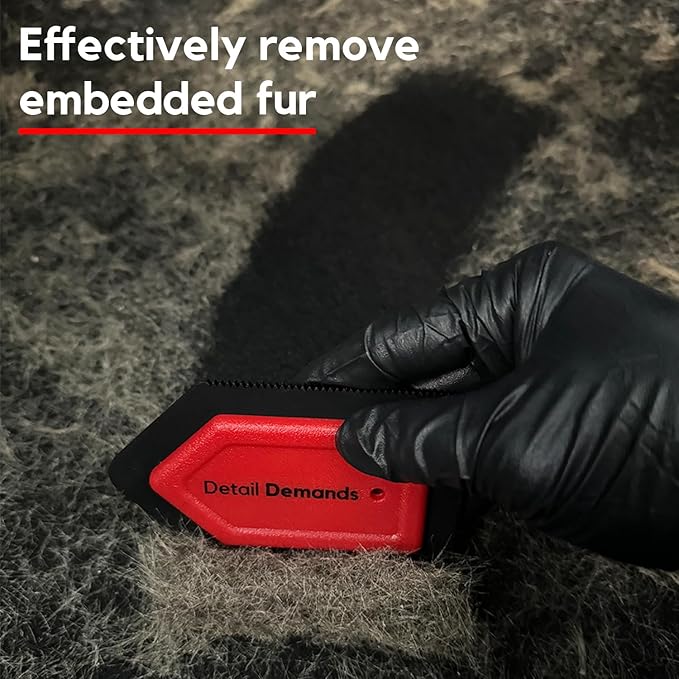 Mini Pet Hair Remover | Dog Hair Remover for Car Carpet & Car Cleaning Supplies, Cat Hair Remover for Furniture, Reusable Carpet Brush and Lint Remover, Pet Hair Removal Tool