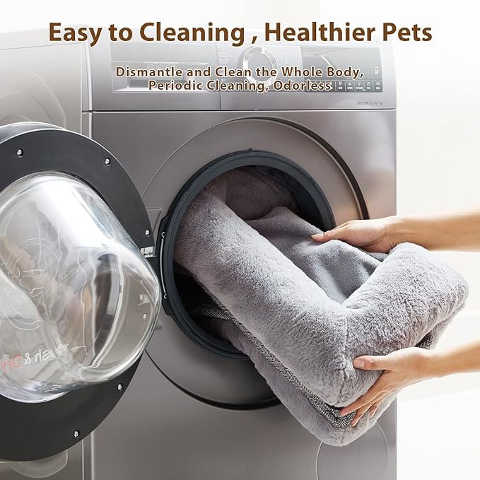 BFPETHOME Dog Beds for Small Dogs, Washable Dog Bed with Sides, Orthopedic Medium Sized Soft Mats with Removable Cover & Waterproof Pet Mat for Pet