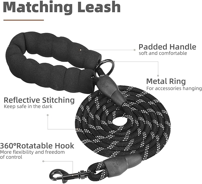 PUPTECK No Pull Dog Harness Small Sized, Adjustable Reflective Dog Harness with Handle Easy Control, Comfortable Soft Padded Pet Vest Harness for Small Dogs, Plaid Black M