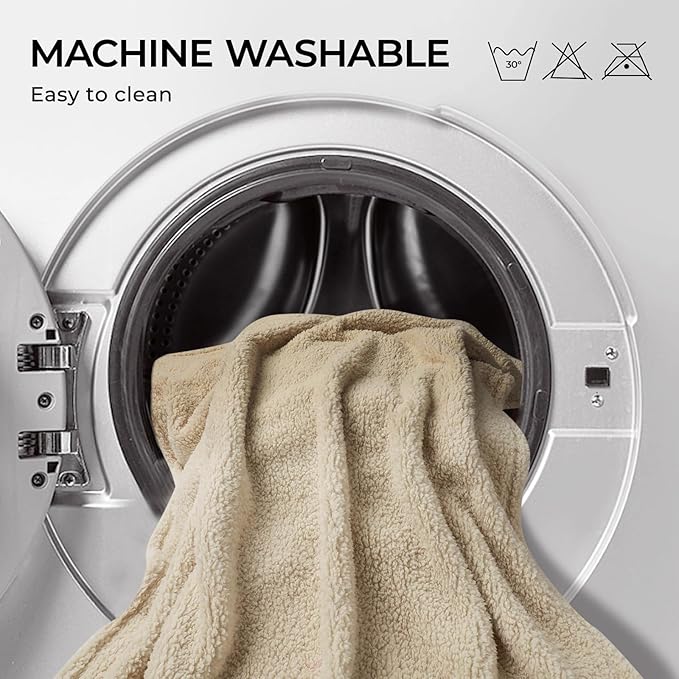 Luciphia 1 Pack 3 Calming Dog Blanket Fluffy Premium Fleece Pet Blankets Soft Sherpa Throw for Dogs Puppy Cat Grey/Beige/HazeBlue Small (23" x16")