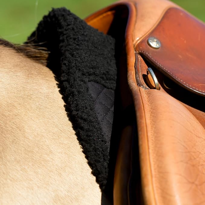 HORZE Fur Half Pad | Durable, Breathable, Non-Slip Correction Saddle Pad