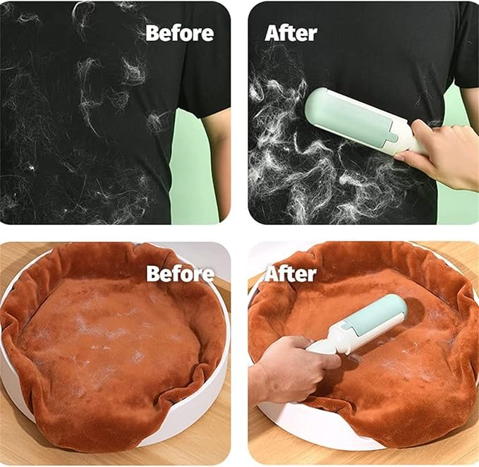 2023 New Pet Hair Remover Roller, Pet Hair Remover, Reusable Pet Hair Remover, Washable Dog/Cat Hair Remover, Fur Remover, Pet Hair Remover for Couch, Best Pet Hair Remover for Furniture (B1-Yellow)