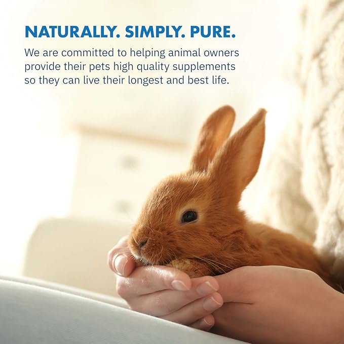 HealthyGut Probiotics for Rabbits Dietary Supplement, All-Natural Digestive System Formula (120 Servings)