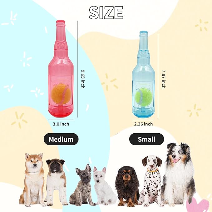 Dog Squeaky Floating Toy for Small Medium Large Dogs Training Fetch Indestructible Dog Chew Toys Indoor Pool Beach Outdoor Pet Supplies Yellow M